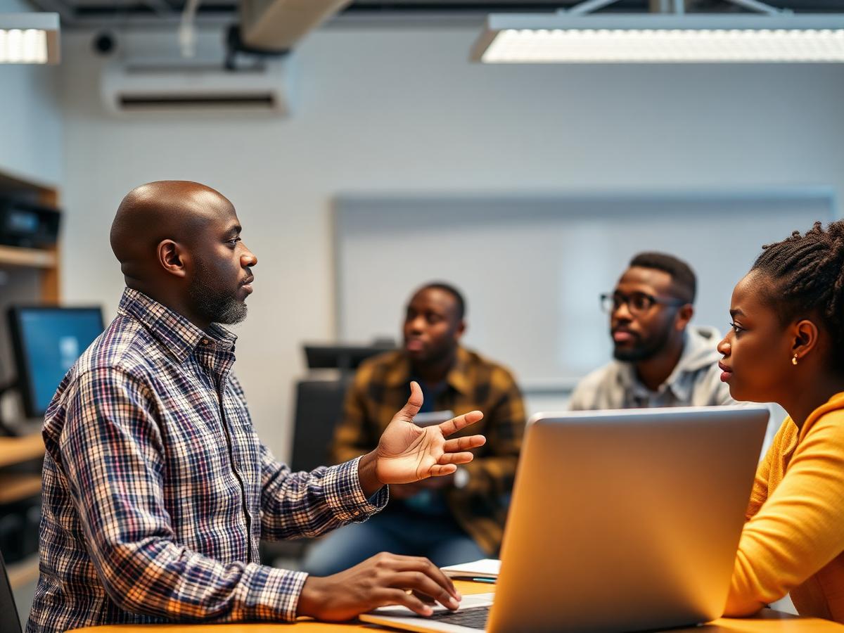 Instructor mentoring students